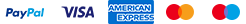 Accepted payment methods: PayPal, Visa, American Express, Mastercard